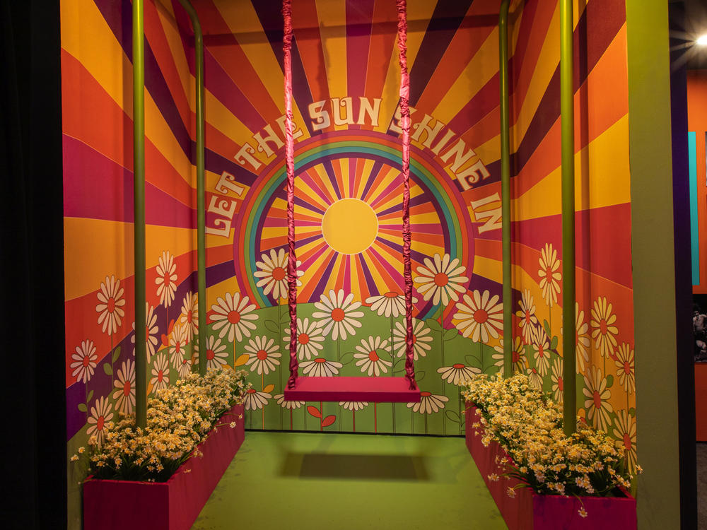 The museum has many Instagrammable settings, like this one celebrating Hair.