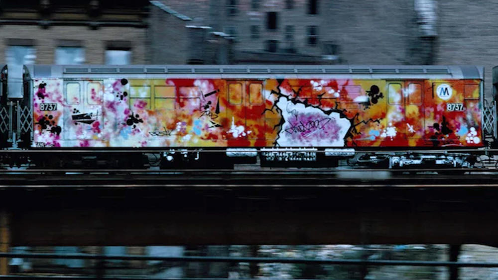 Futura 2000's Break Train, 1980. Photograph by <a href=