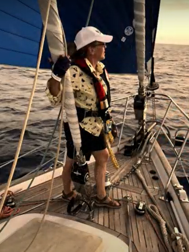 Cecelia Zoltantski at sea