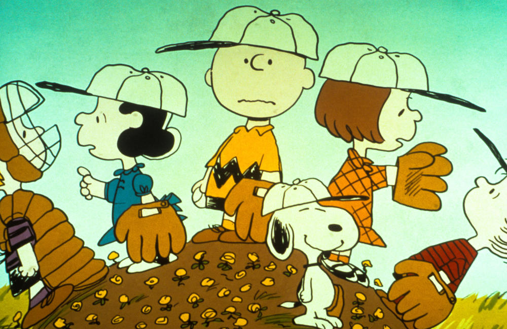 In Oct. 1950 the first <em>Peanuts</em> comic strip first appeared in seven newspapers across the U.S. More than 2,600 newspapers carried it by the end of its run in 2000.