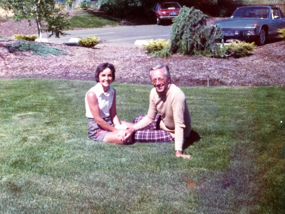 Charles Schulz and Jean Schulz, pictured in 1975.