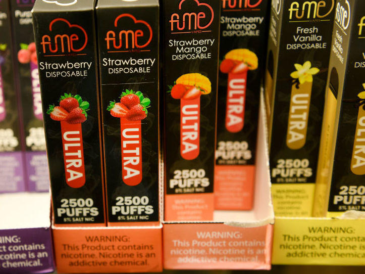 Nearly two years after the FDA issued a policy denouncing the marketing of fruit-flavored vape juice and other vape products to young people, the products are still widely available in stores. But experts hope that could be about to change.
