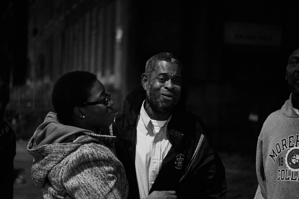 A protest for Tyrone West in Baltimore, Md., in 2016.