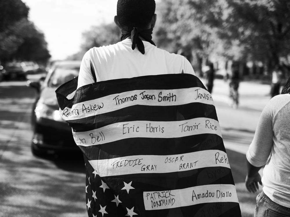 A Freddie Gray protest in Baltimore, Md., in 2015.