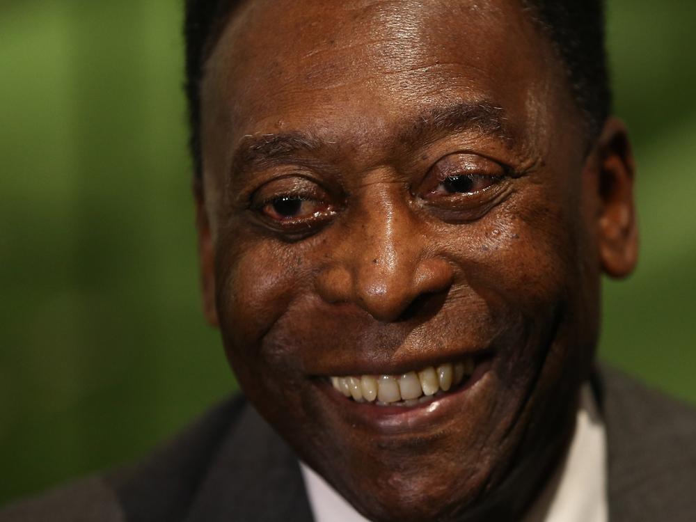 Pelé appears at Pelé: The Collection, presented by Julien's Auctions in London on June 1, 2016.