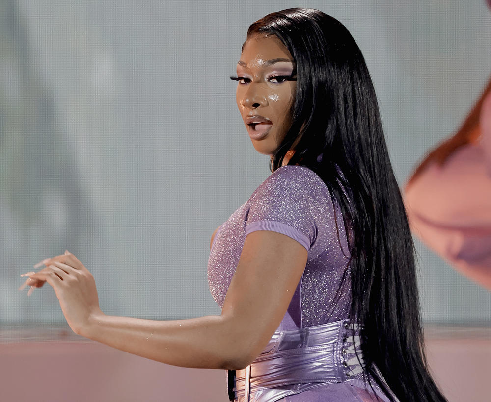 Megan Thee Stallion performs onstage at the 2022 iHeartRadio Music Festival in September.