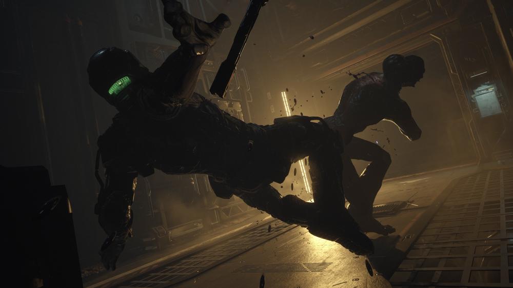 Despite an impressive arsenal, combat in <em>The Callisto Protocol</em> can still get scrappy and frenetic.
