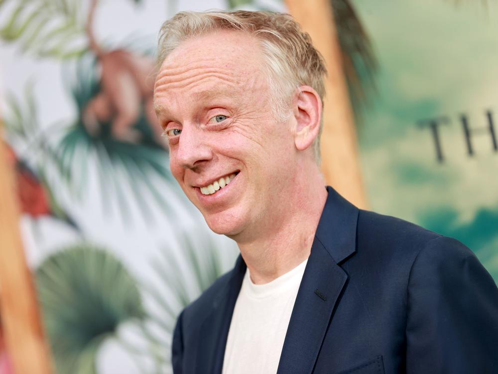 Mike White attends the Los Angeles premiere of Season One of <em>The White Lotus </em>in July 2021 .