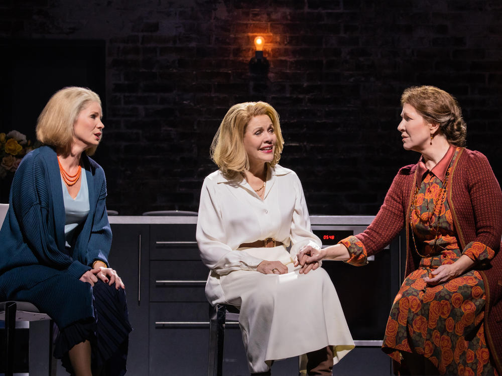 Kelli O'Hara as Laura Brown, Renée Fleming as Clarissa Vaughan, and Joyce DiDonato as Virginia Woolf in Kevin Puts's 