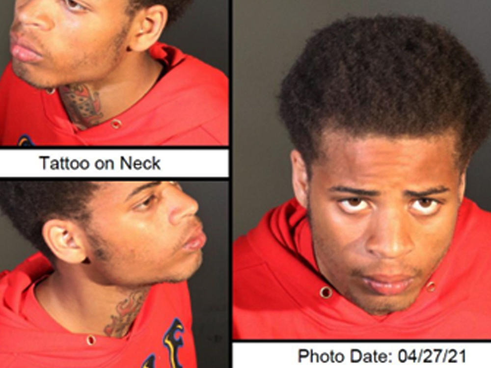 This 2021 photo combination released by the U.S. Marshals Service shows James Howard Jackson. The man who shot Lady Gaga's dogwalker and stole two of her French bulldogs in 2021 pleaded no contest to attempted murder Monday, Dec. 5, 2022, and was sentenced to 21 years in prison.
