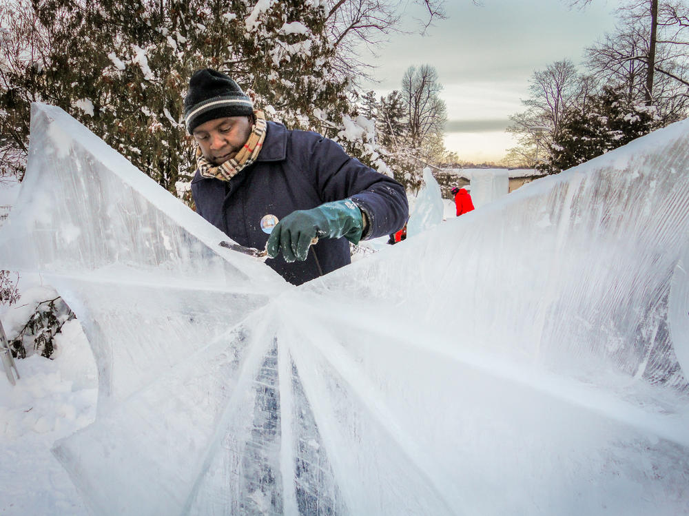 Michael Kaloki of Kenya defied the doubters and took up ice sculpting and snow carving to send a message about climate change. He won a prize in Quebec and competed at the Helsinki Zoo International Ice Carving Festival.