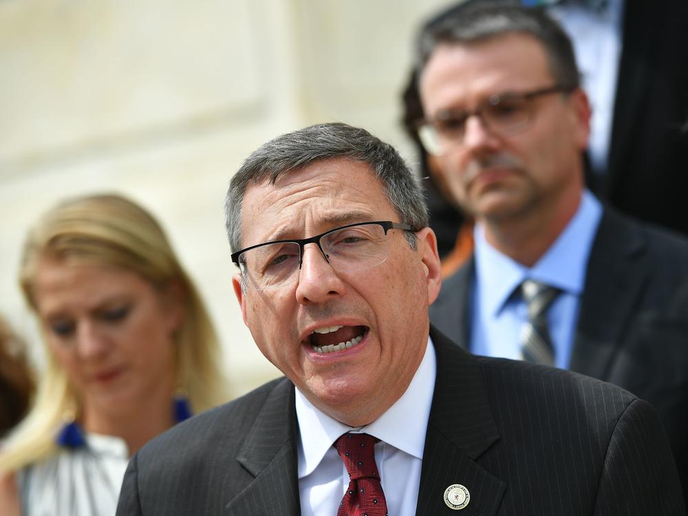Rev. Rob Schenck speaks during press conference in front of the Russell Senate Office Building in Washington, D.C., on April 17, 2019. Schenck testified in front of the House Judiciary Committee Dec. 8, 2022 saying that he knew of a leak out of the U.S. Supreme Court in 2014.