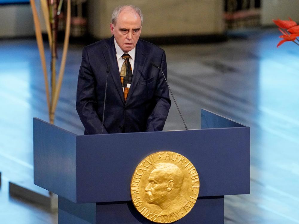 Memorial chairman Yan Rachinsky condemned Russian President Vladimir Putin and the war in Ukraine in his acceptance speech on behalf of the organization Memorial in Oslo, Norway on Saturday.