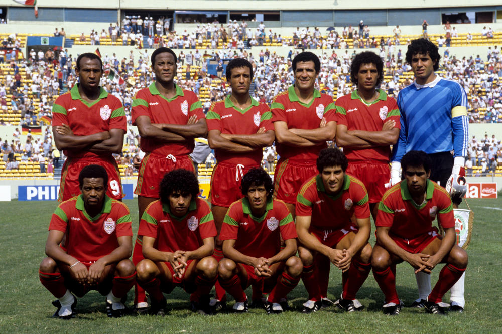 The Moroccan team were the unlikely winners of a tough World Cup group, but they finally fell to West Germany during the 1986 tournament in Mexico.