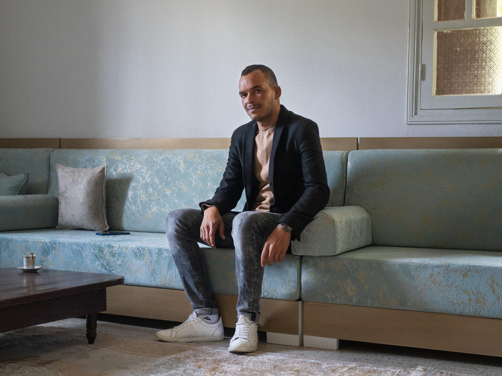 Wasseem Jday, 31, is unemployed and splits his time between his sister's home and his parents'.