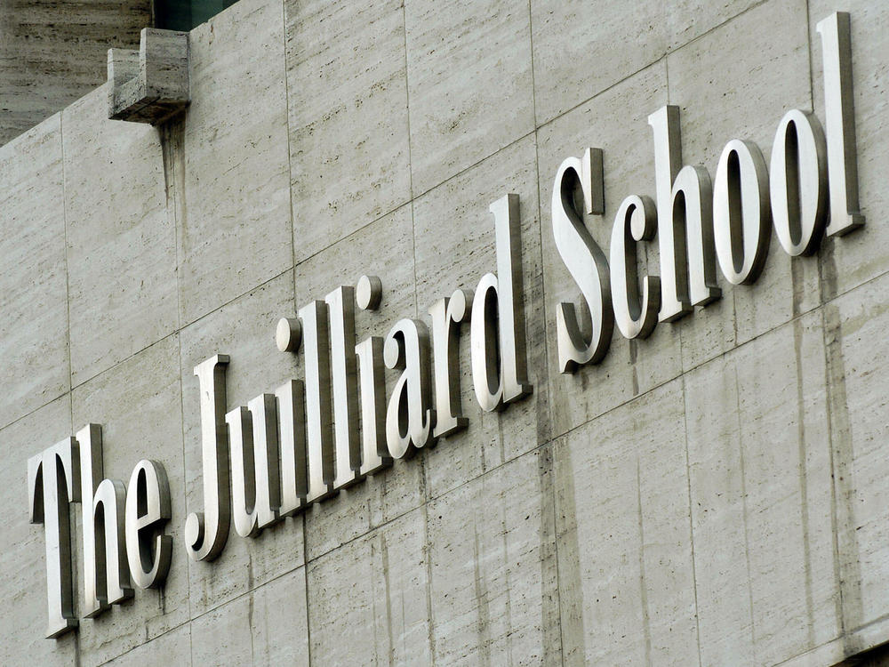 A 2005 exterior shot of The Juilliard School, which is located on the campus of Lincoln Center in New York City.