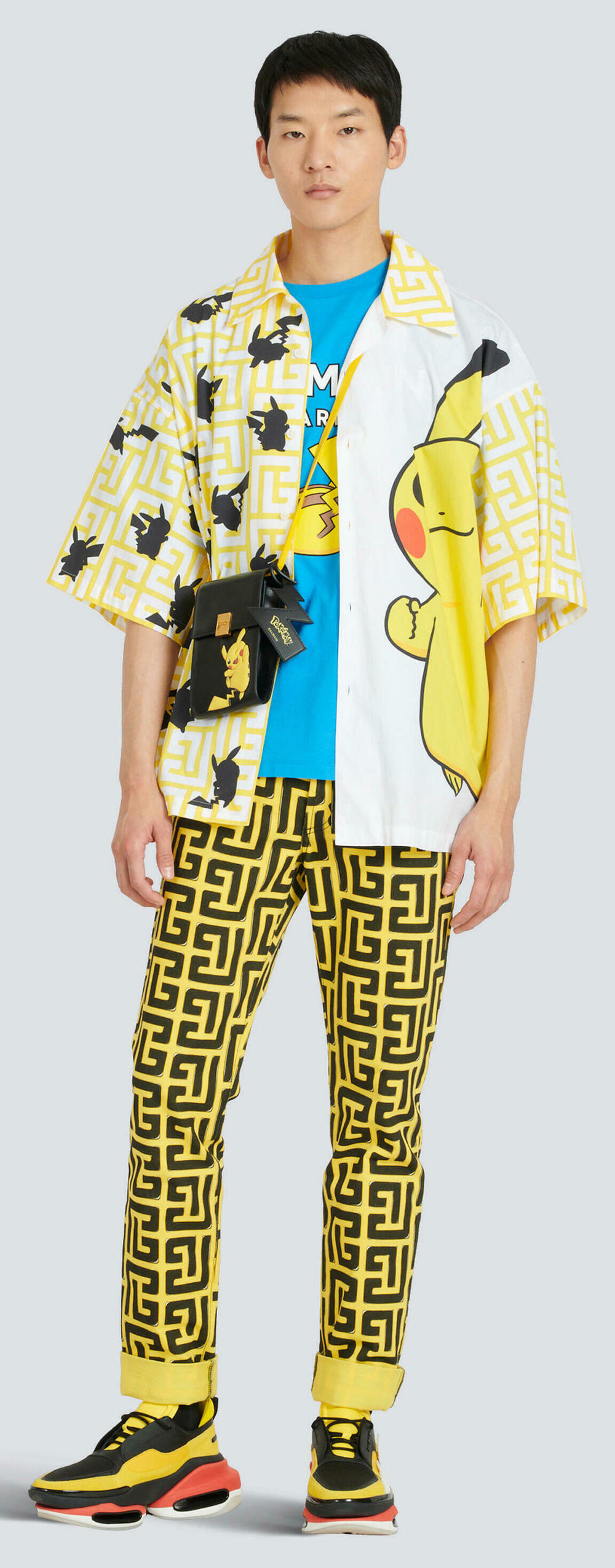 Each article of clothing in this collaboration between Balmain and Pokémon goes for hundreds of dollars, and highlights the loud designs prized in the streetwear scene.