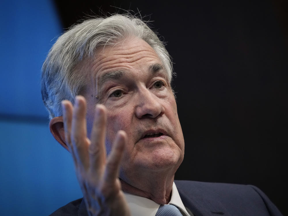 Chair of the U.S. Federal Reserve Jerome Powell speaks at the Brookings Institution, November 30, 2022 in Washington, DC.