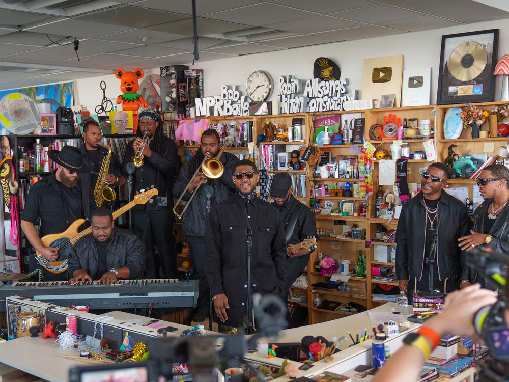 Usher performs a Tiny Desk concert during our 2022 Black Music Month takeover.