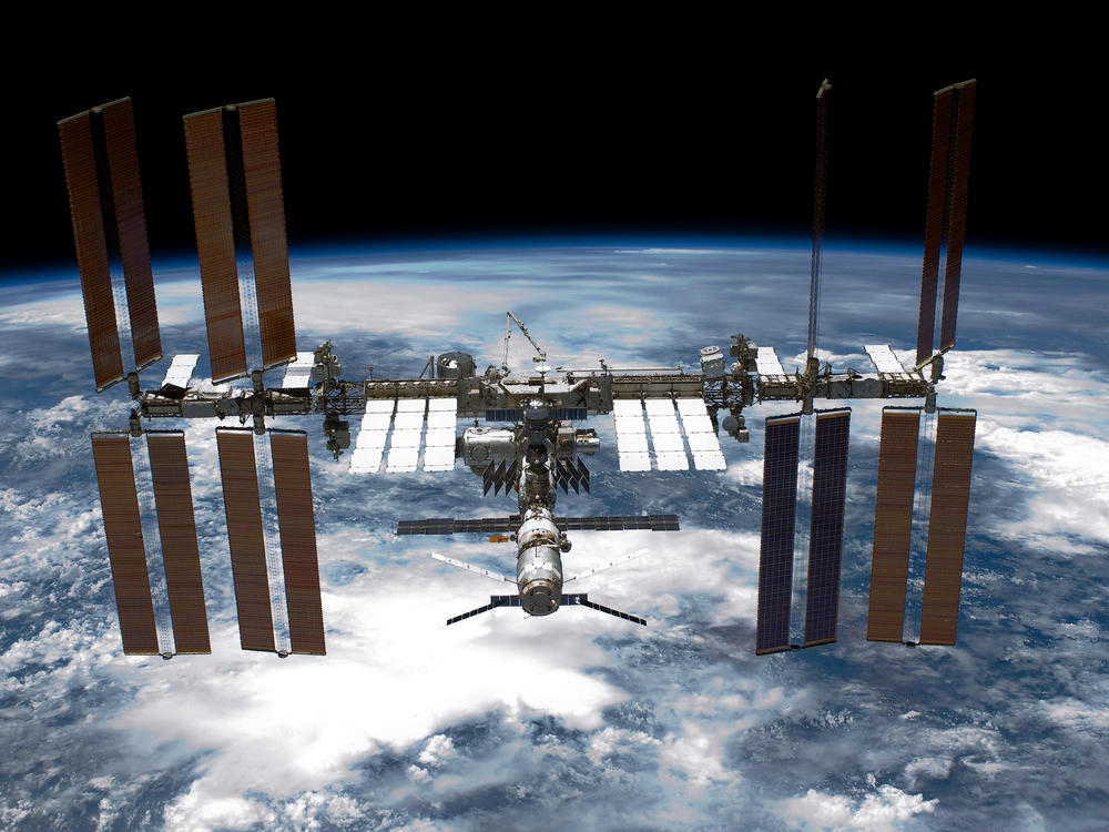 In this handout provided by NASA the International Space Station is seen from NASA space shuttle Endeavour after the station and shuttle began their post-undocking relative separation May 29, 2011.
