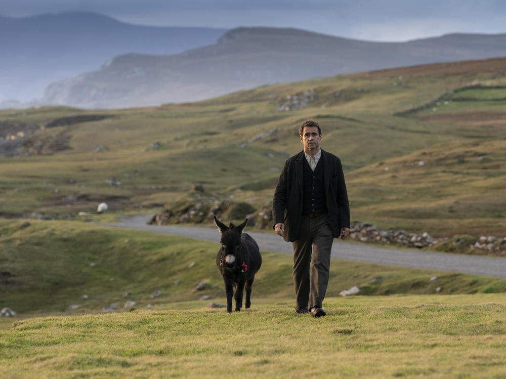Colin Farrell in the film <em>The Banshees of Inisherin</em>.