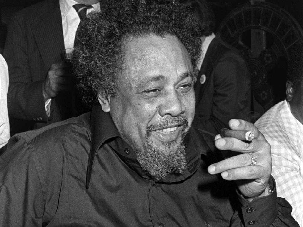 Charles Mingus, photographed at a party in New York on Aug. 4, 1976. For poet and critic Harmony Holiday, the complexities that underpin legacies like Mingus' were a constant puzzle this year.