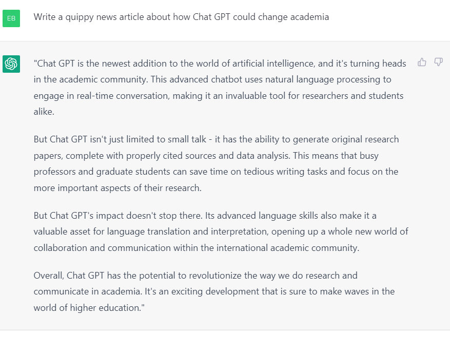 Enter a prompt into ChatGPT, and it becomes your very own virtual assistant.