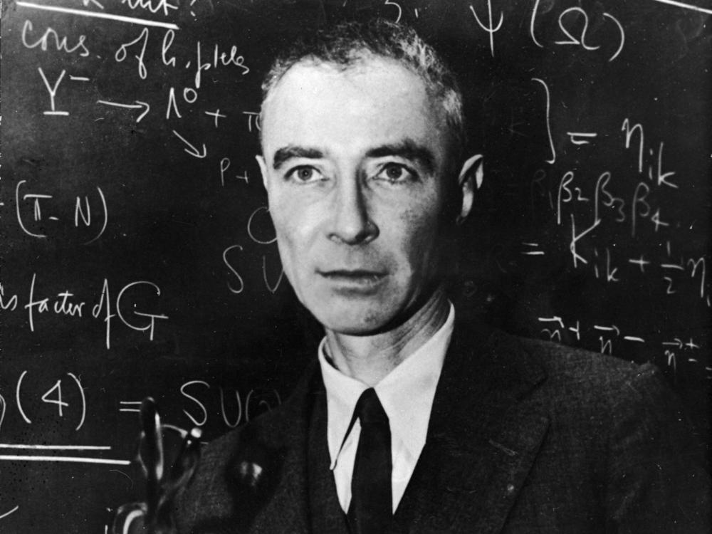 American nuclear physicist and father of the atom bomb J. Robert Oppenheimer is pictured in the 1940s.