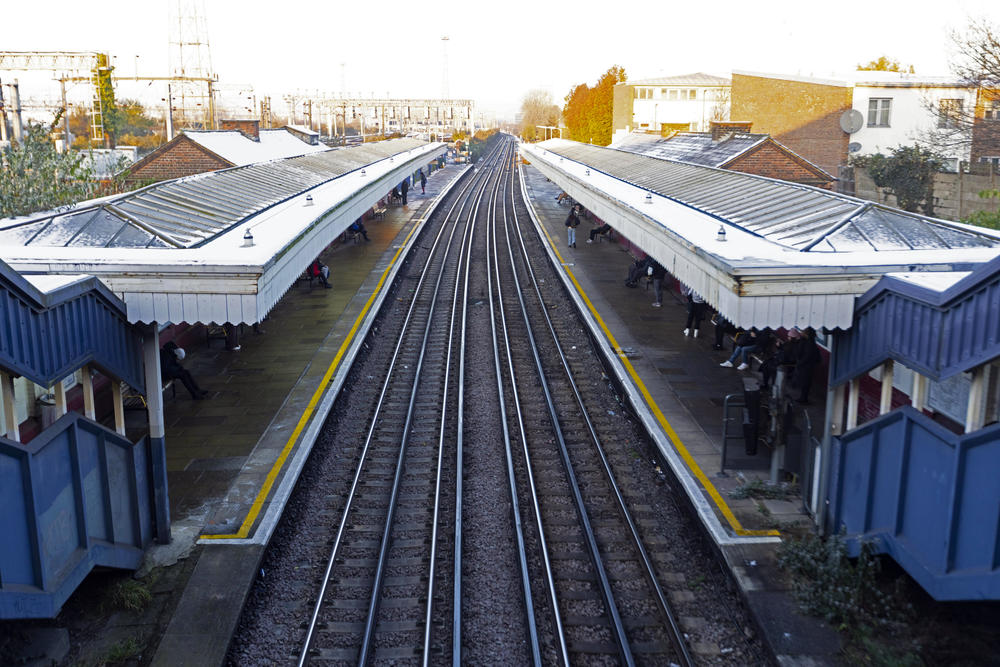 Harlesden station during a transport disruption on the London underground, as members of the Rail, Maritime and Transport union went on strike in a dispute over jobs and pensions in London last Wednesday.