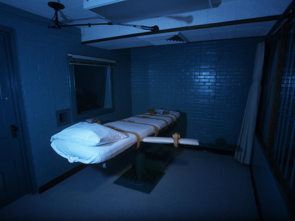 A Texas death chamber located in Huntsville, TX.