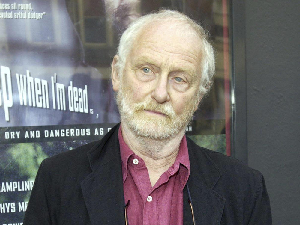 British fimmaker Mike Hodges is pictured in London on April 26, 2004. Hodges, who directed gangland thriller 