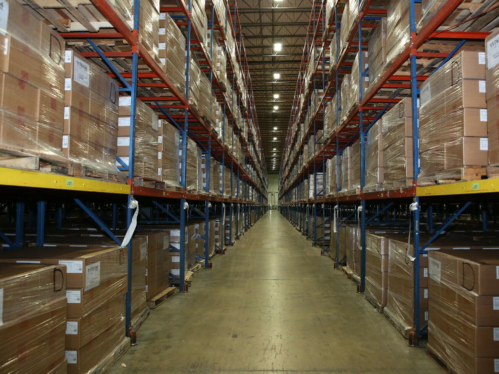 One of the warehouses where stockpiled medicine, and medical supplies, are kept.