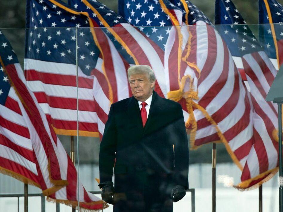 President Trump arrives to speak to supporters from The Ellipse near the White House on Jan. 6, 2021. The rally later turned into a riot that breached the U.S. Capitol.