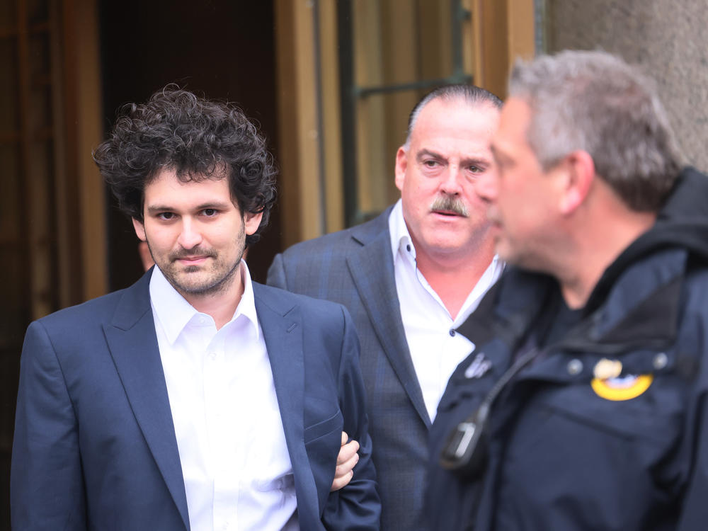 FTX founder Sam Bankman-Fried leaves Manhattan Federal Court after his first court appearance in New York. Federal prosecutors have charged him with criminal fraud.