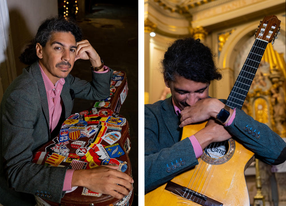 Mahmoud Chouki, a virtuosic multi-instrumentalist from Morocco, performed at the Historic New Orleans Collection's concert, 