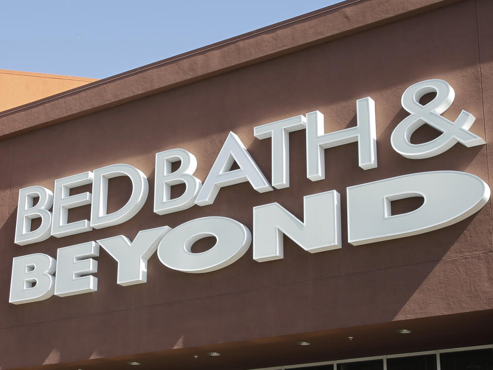 Bed Bath & Beyond warns that it's exploring all options, including filing for bankruptcy protection.