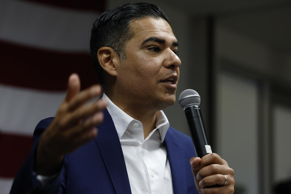 Rep.-Elect Robert Garcia (D-Calif.) speaks at a Congressional Hispanic Caucus event on Nov. 18, 2022 in Washington, D.C.