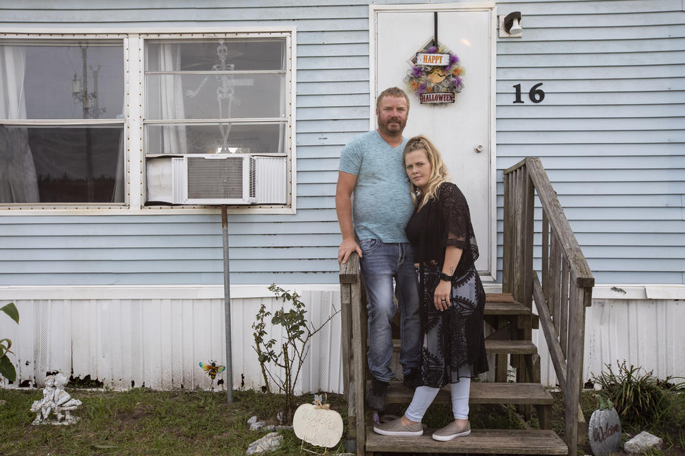 Courtney and Jeremy Johnson, in Beaufort County, N.C., strove to follow the court's instructions to get their twin sons out of foster care — including saving, borrowing and making more money so they could rent this larger home. Then they got a bill for the cost of some of their sons' foster care: $17,000.