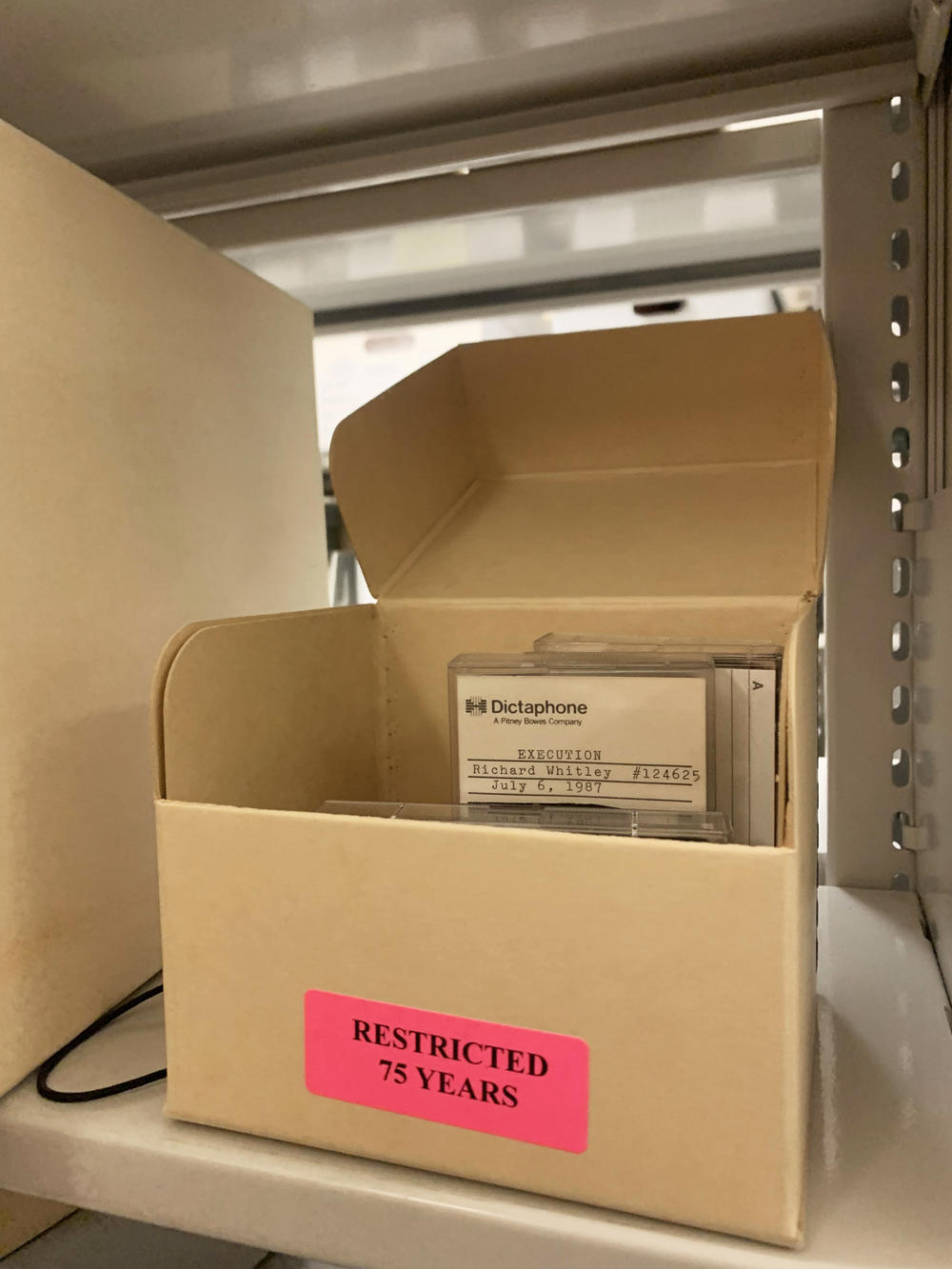 The four tapes were marked as 