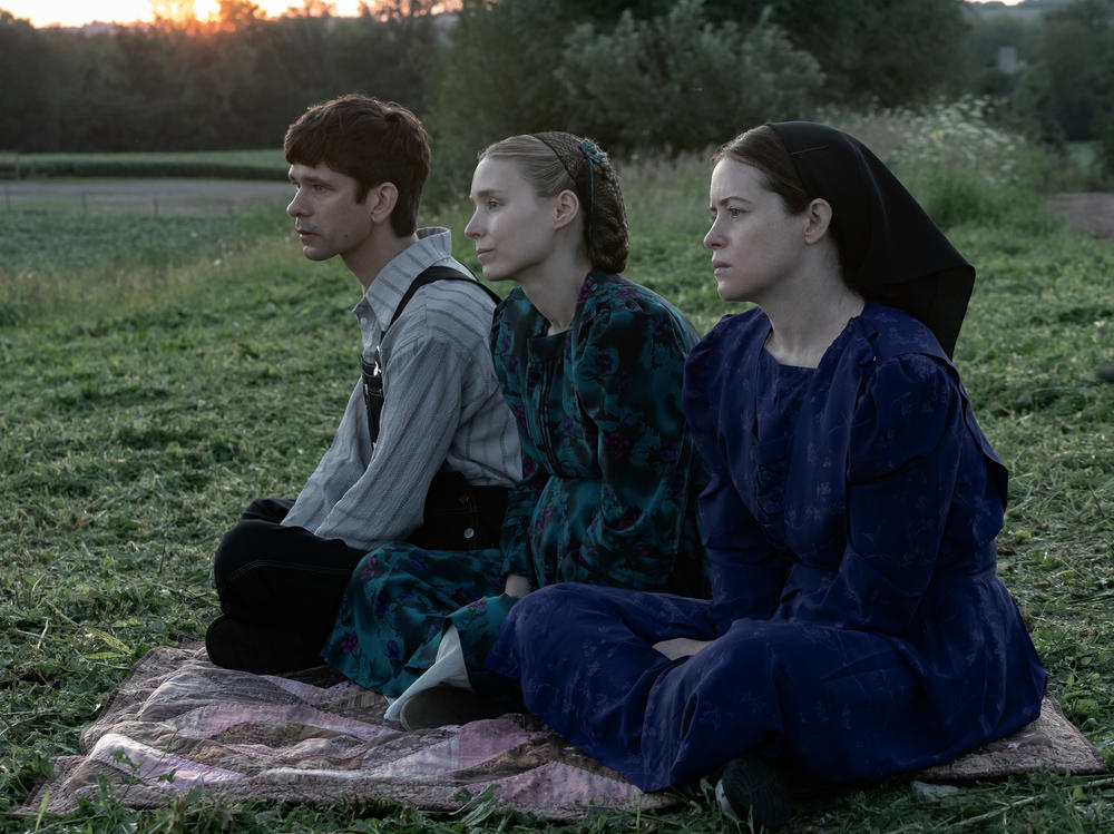 Ben Whishaw, Rooney Mara and Claire Foy star in <em>Women Talking</em>,<em> </em>which tells the story of a religious colony devastated by sexual violence.