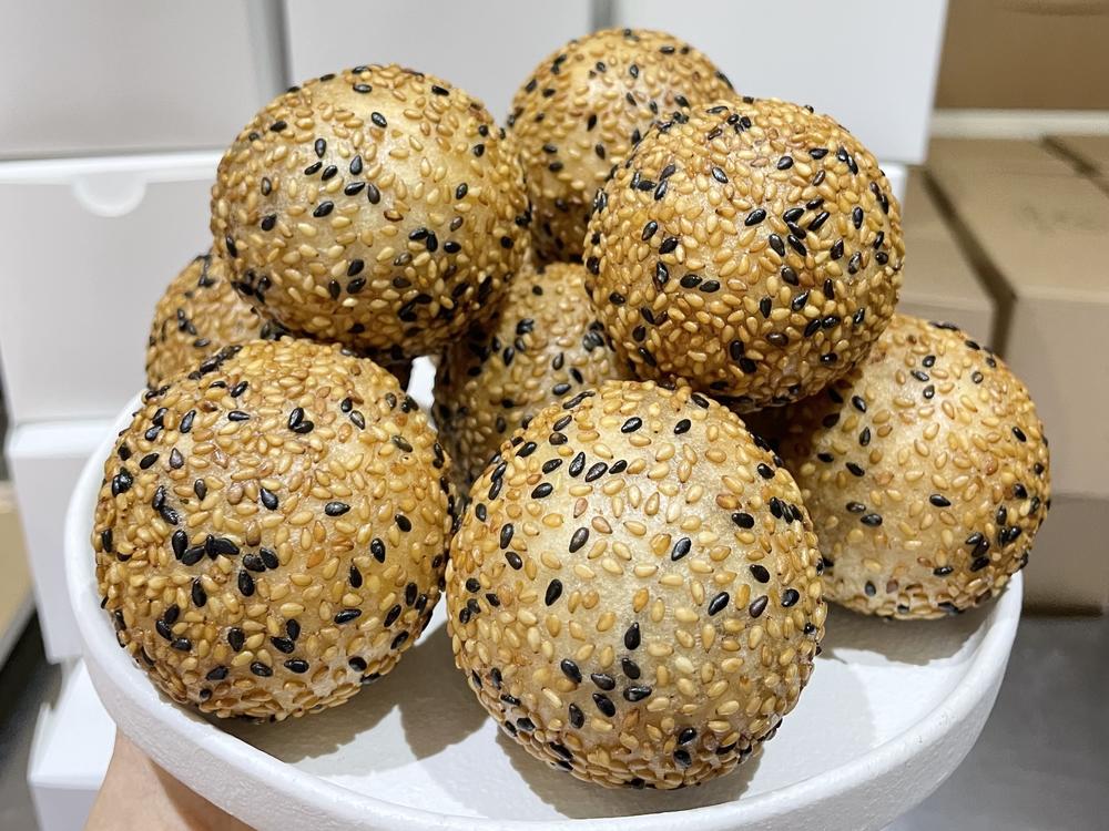 Growing up, Rosie Nguyen always picked out a sesame ball as a sweet treat with her family on Sundays. Today she said she brings them to her Lunar New Year celebrations because of all the good memories she associates with them.