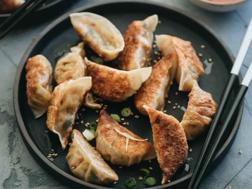 There are many ways to fold dumplings, but Maggie Zhu of Omnivore's Cookbook says not to worry about perfection. Folding them like a half-moon works just as well.