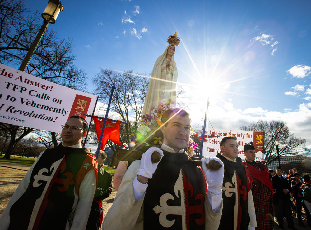 January 20, 2023, Washington D.C. Anti-abortion demonstrators take part in the annual ''March For Life'', seven months after the Supreme Court overturned Roe v Wade .