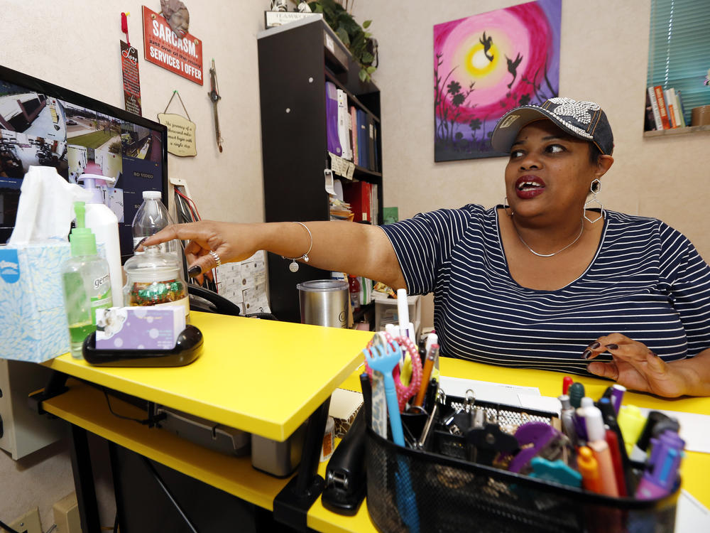 Since the <em>Dobbs </em>decision in June, clinics providing abortions in what are now restrictive states have had to reinvent what they do. Shannon Brewer, pictured here in 2019 at the Jackson Women's Health Organization, now runs a clinic in Las Cruces, N.M., where abortion is legal.