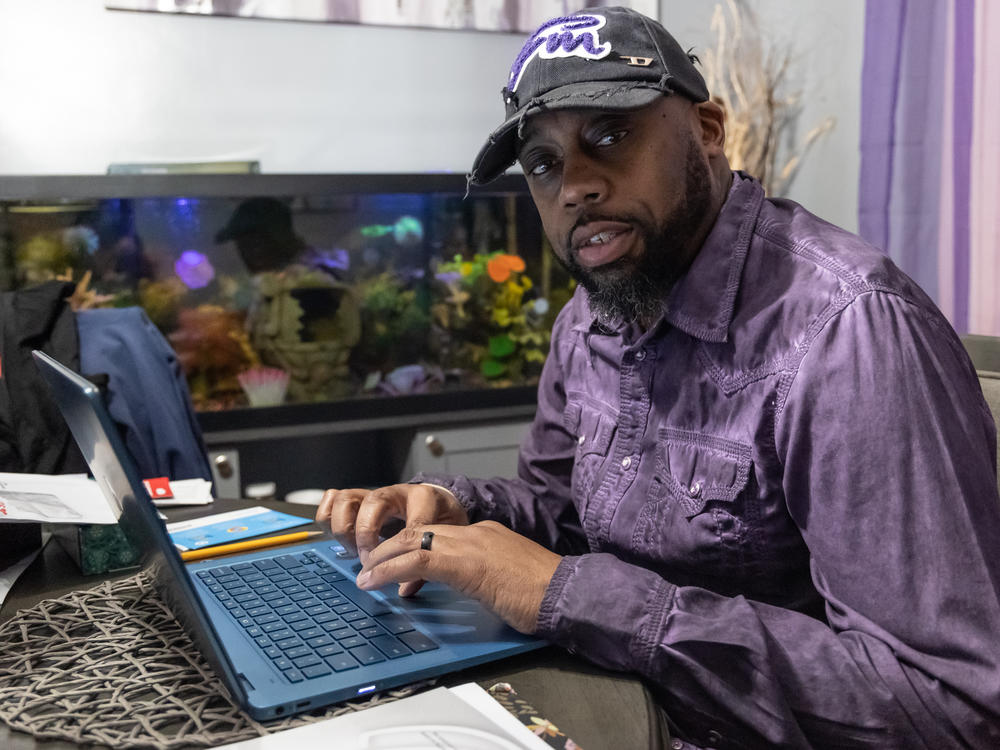 George Mink Jr. is a health care outreach worker in Delaware County, Pa. He worries about what will happen when vaccines are no longer paid for by the federal government. (Kimberly Paynter/WHYY)