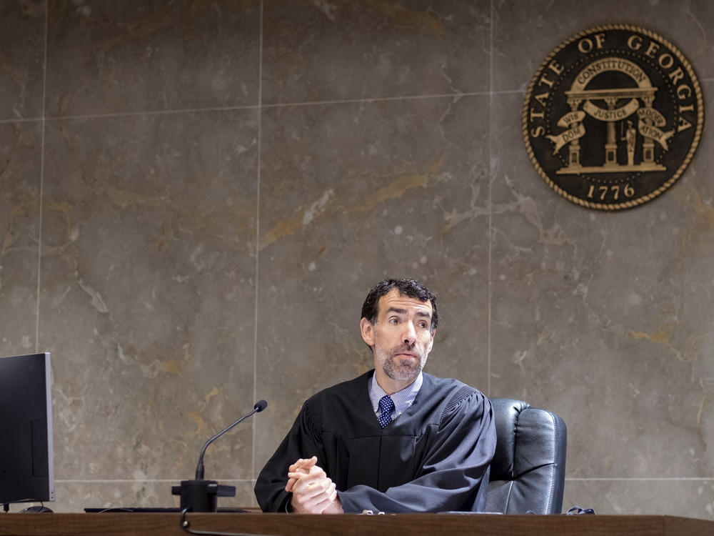 In this May 2022 file photo, Fulton County Superior Court Judge Robert McBurney speaks during proceedings to seat a special purpose grand jury in Fulton County, Ga., to look into the actions of former President Donald Trump and his supporters who tried to overturn the results of the 2020 election.