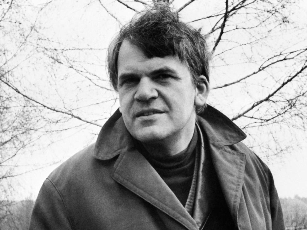 Czech author Milan Kundera is best known for his book <em>The Unbearable Lightness of Being.</em> After the Soviet occupation, Kundera was blacklisted and banned. He lived in exile in France, where he would later become a citizen. He's pictured above in 1973.