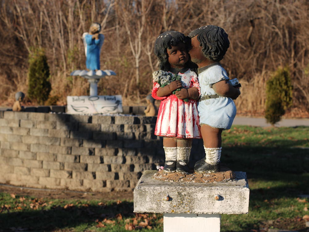 More than 30 years ago, Johnnie Haire, grounds supervisor at Sunset Gardens of Memory cemetery in Millstadt, Illinois, set up a birdbath and purchased angel figurines for a special garden for deceased children called 
