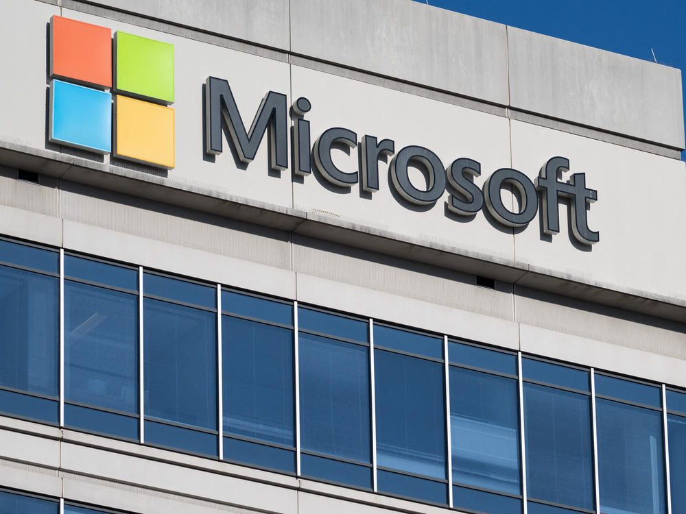A building with offices belonging to Microsoft is seen in Chevy Chase, Maryland, January 18, 2023.