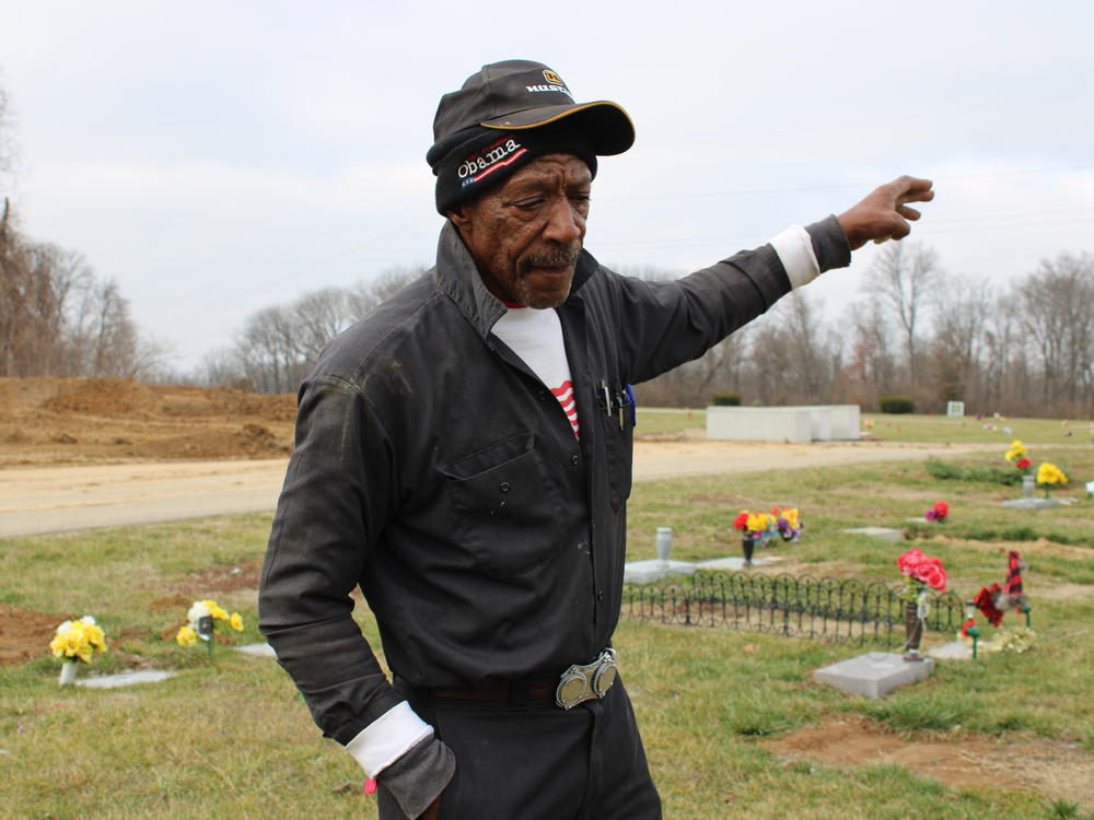 In 2019, Johnnie Haire broke ground on a new section of Sunset Gardens of Memory cemetery in Millstadt, Illinois, to create the 